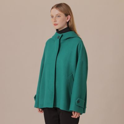 【Ｌ】【ＲＯＳＬＥＹ／ロズリー】ファインウールメルトンフーデットショートコート（Ｇ７Ｂ２１４３３＿＿）