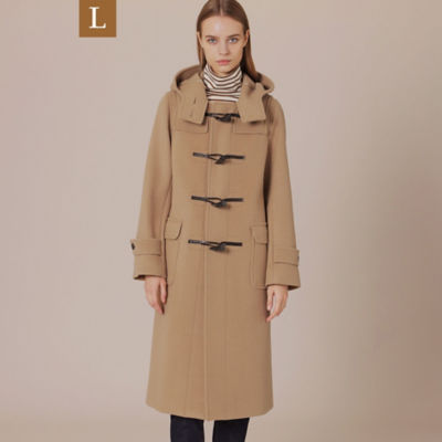 ＜MACKINTOSH LONDON L (Women/大きいサイズ)＞【Ｌ】【ＬＥＲＷＩＣＫ／ラーウィック】ウールダブルクロスフーデットコート（Ｇ７Ｂ２３２４７＿＿）