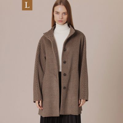 ＜MACKINTOSH LONDON L (Women/大きいサイズ)＞【Ｌ】【ＢＡＲＮＥＴ／バーネット】ウールシルクリバーコート（Ｇ７Ｂ２４２６０＿＿）
