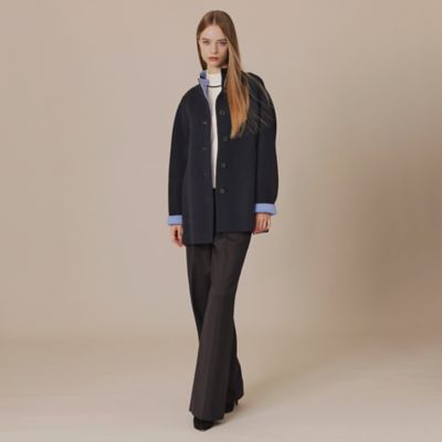 MACKINTOSH LONDON ウールニットコート バイカラー 44