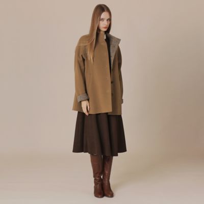 MACKINTOSH LONDON ウールニットコート バイカラー 44 MACKINTOSH LONDON ウールニットコート バイカラー 44