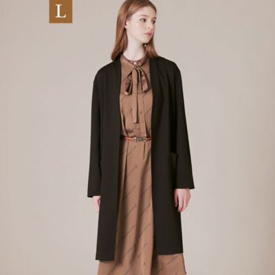 ＜MACKINTOSH LONDON L (Women/大きいサイズ)＞【Ｌ】ダブルフェイスロングニットカーディガン（Ｇ７Ｃ０１８５１＿＿）