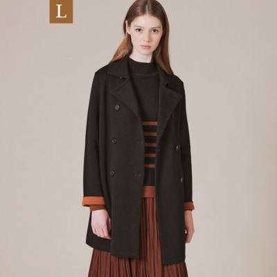 ＜MACKINTOSH LONDON L (Women/大きいサイズ)＞【Ｌ】【ＫＥＩＧＨＬＥＹ／キースリー】ダブルフェイスニットＰコート（Ｇ７Ｃ１８８１１＿＿）