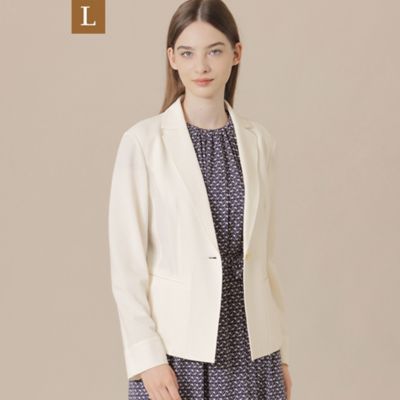 ＜MACKINTOSH LONDON L (Women/大きいサイズ)＞【Ｌ】ストレッチサッカージャケット（Ｇ７Ｅ１１５６３＿＿）