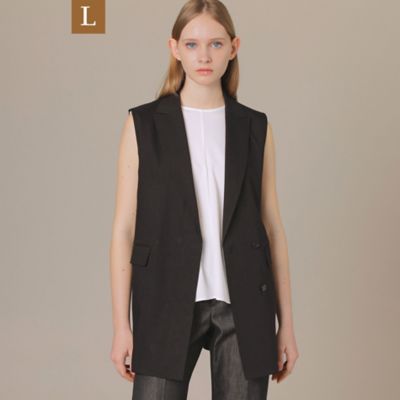 ＜MACKINTOSH LONDON L (Women/大きいサイズ)＞【Ｌ】リネンレーヨンストレッチジレ（Ｇ７Ｅ１２１４９＿＿）