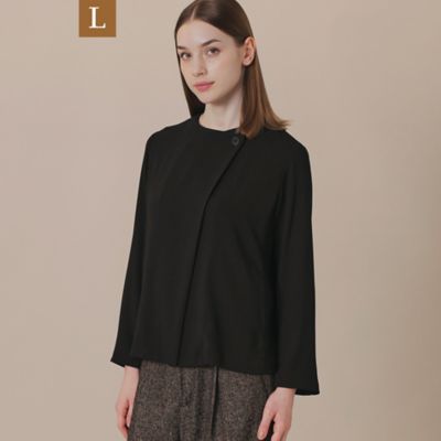 ＜MACKINTOSH LONDON L (Women/大きいサイズ)＞【Ｌ】パウダリーソフトジョーゼットジャケット（Ｇ７Ｅ２１６６８＿＿）