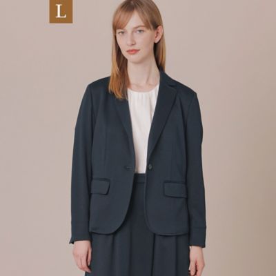 【Ｌ】ハウンドトゥースジャージジャケット（Ｇ７Ｅ８３３２６＿＿）