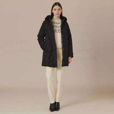 L】【PONTELAND／ポントランド】リバーシブルダウンコート