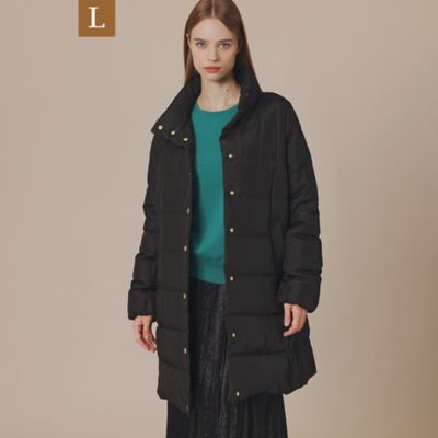 L】【婦人画報掲載】シルクダウンコート（G7F09460＿＿