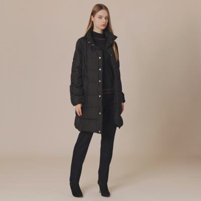 L】【婦人画報掲載】シルクダウンコート（G7F09460＿＿