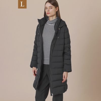 ＜MACKINTOSH LONDON L (Women/大きいサイズ)＞【Ｌ】ストレッチナイロンロングダウンコート（Ｇ７Ｆ１１４６２＿＿）