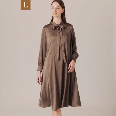 ＜MACKINTOSH LONDON L (Women/大きいサイズ)＞【Ｌ】ロゴプリントワンピース（Ｇ７Ｊ０２８２６＿＿）