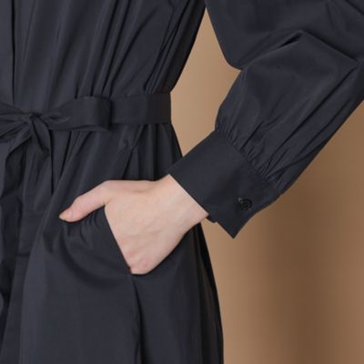 L】コットンナイロンストレッチワンピース（G7J03208＿＿  