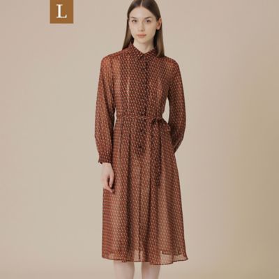 ＜MACKINTOSH LONDON L (Women/大きいサイズ)＞【Ｌ】キューブプリントワンピース（Ｇ７Ｊ０４６１１＿＿）