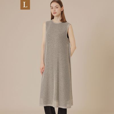 MACKINTOSH LONDON L (Women/大きいサイズ)/マッキントッシュ ロンドンＬ 【L】シアーストライプワンピース(G7J05651__)