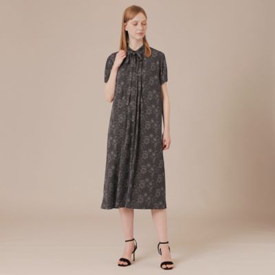 【Ｌ】【ＢＩＢＵＲＹ　ＦＬＯＷＥＲ】バイブリーフラワージャージワンピース（Ｇ７Ｊ０６３３７＿＿）