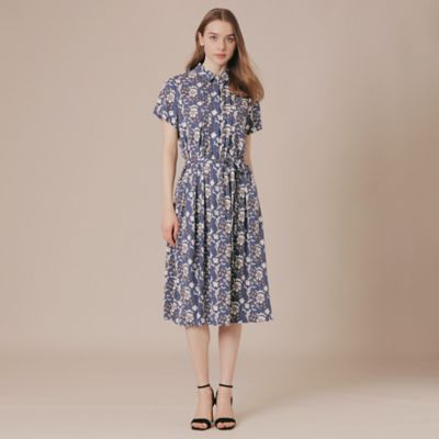 【Ｌ】【ＢＩＢＵＲＹ　ＦＬＯＷＥＲ】バイブリーフラワージャージワンピース（Ｇ７Ｊ０６３３７＿＿）
