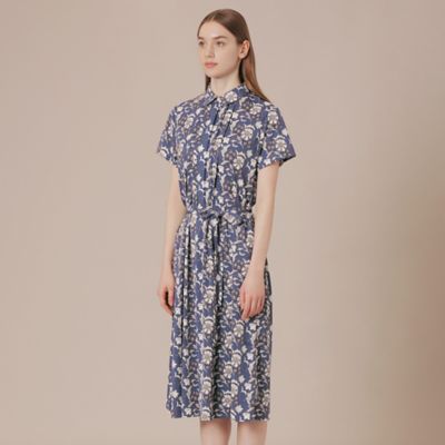 【Ｌ】【ＢＩＢＵＲＹ　ＦＬＯＷＥＲ】バイブリーフラワージャージワンピース（Ｇ７Ｊ０６３３７＿＿）