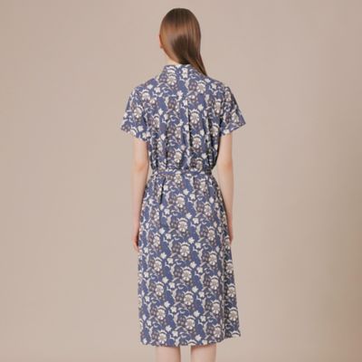 【Ｌ】【ＢＩＢＵＲＹ　ＦＬＯＷＥＲ】バイブリーフラワージャージワンピース（Ｇ７Ｊ０６３３７＿＿）