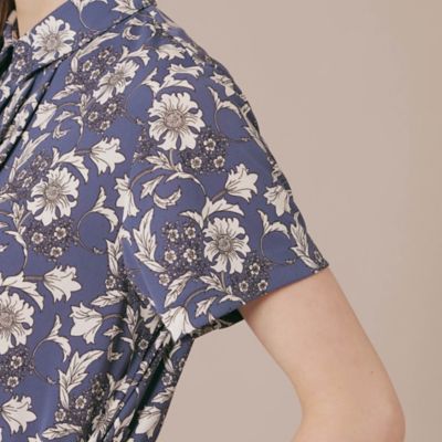 【Ｌ】【ＢＩＢＵＲＹ　ＦＬＯＷＥＲ】バイブリーフラワージャージワンピース（Ｇ７Ｊ０６３３７＿＿）
