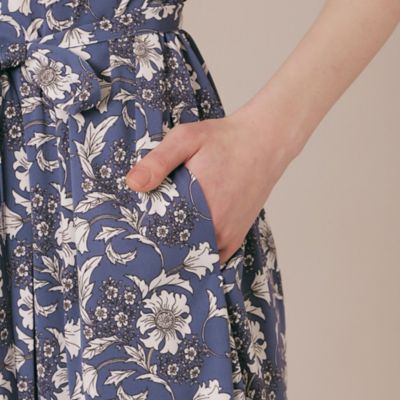 【Ｌ】【ＢＩＢＵＲＹ　ＦＬＯＷＥＲ】バイブリーフラワージャージワンピース（Ｇ７Ｊ０６３３７＿＿）