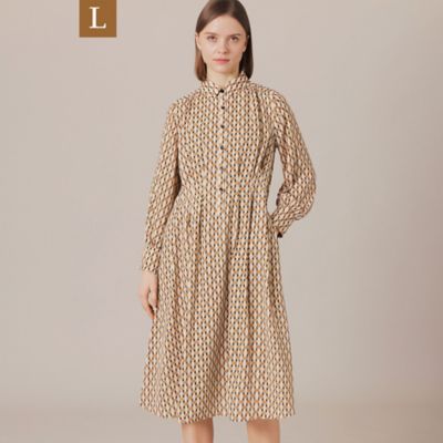 ＜MACKINTOSH LONDON L (Women/大きいサイズ)＞【Ｌ】バスケットチェックプリントワンピース（Ｇ７Ｊ０７１１８＿＿）