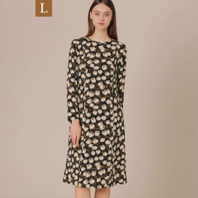 ＜MACKINTOSH LONDON L (Women/大きいサイズ)＞【Ｌ】【婦人画報掲載】ブロッサムプリントワンピース（Ｇ７Ｊ０７２５８＿＿）