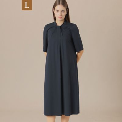 MACKINTOSH LONDON L (Women/大きいサイズ)/マッキントッシュ ロンドンＬ 【Ｌ】プレーティング天竺ワンピース（Ｇ７Ｊ０７５５８＿＿）