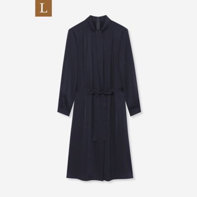 【Ｌ】バックジョーゼットサテンワンピース（Ｇ７Ｊ０７８７２＿＿）