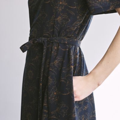 【Ｌ】【ＢＩＢＵＲＹ　ＦＬＯＷＥＲ】ドローイングシャドーバイブリーワンピース（Ｇ７Ｊ０８５７１＿＿）