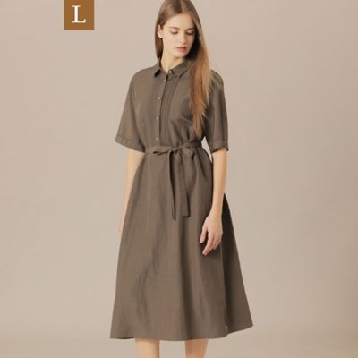＜MACKINTOSH LONDON L (Women/大きいサイズ)＞【Ｌ】ライトナチュラルタンブラーワンピース（Ｇ７Ｊ１０５５３＿＿）
