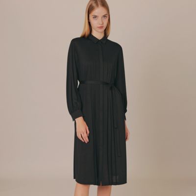 ＜MACKINTOSH LONDON L (Women/大きいサイズ)＞【Ｌ】ジャージプリーツワンピース（Ｇ７Ｊ１６２５６＿＿）