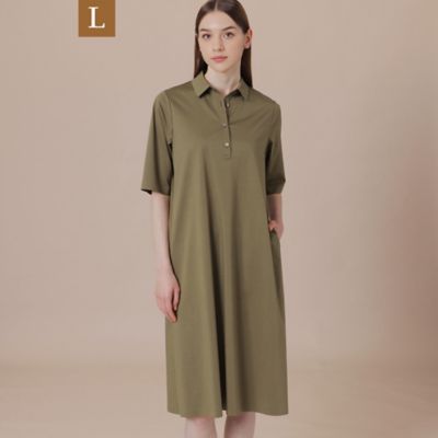 ＜MACKINTOSH LONDON L (Women/大きいサイズ)＞【Ｌ】【Ｔｈｅ　Ｅｓｓｅｎｔｉａｌ　Ｃｏｌｌｅｃｔｉｏｎ】プレーティング天竺ワンピース（Ｇ７Ｊ１７３５８＿＿）