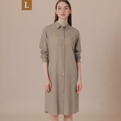 ＜MACKINTOSH LONDON L (Women/大きいサイズ)＞【Ｌ】【婦人画報掲載】ライトウールワンピース（Ｇ７Ｊ１８３４３＿＿）