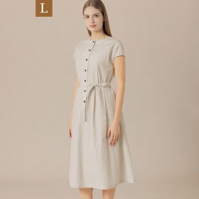 ＜MACKINTOSH LONDON L (Women/大きいサイズ)＞【Ｌ】ハイカウントエンザイムワンピース（Ｇ７Ｊ１８５４８＿＿）