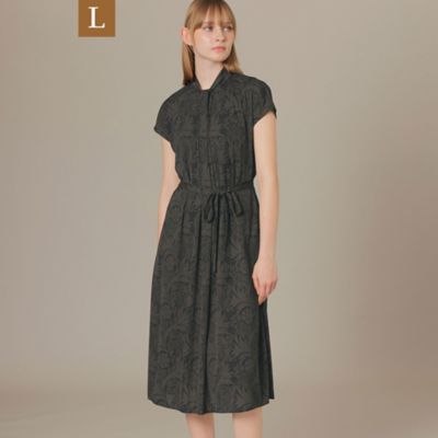 ＜MACKINTOSH LONDON L (Women/大きいサイズ)＞【Ｌ】【ＢＩＢＵＲＹ　ＦＬＯＷＥＲ　００１】シャドーバイブリーワンピース（Ｇ７Ｊ１９１８０＿＿）