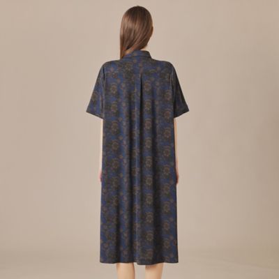 【Ｌ】【婦人画報掲載】【ＢＩＢＵＲＹ　ＦＬＯＷＥＲ】トーナルバイブリーフラワージャージワンピース（Ｇ７Ｊ２２５３６＿＿）