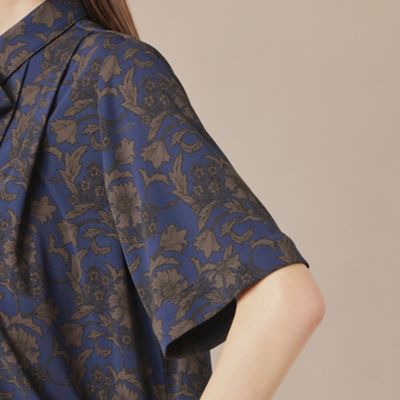 【Ｌ】【婦人画報掲載】【ＢＩＢＵＲＹ　ＦＬＯＷＥＲ】トーナルバイブリーフラワージャージワンピース（Ｇ７Ｊ２２５３６＿＿）