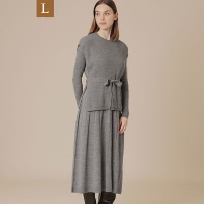 ＜MACKINTOSH LONDON L (Women/大きいサイズ)＞【Ｌ】グラデーションリブホールガーメントワンピース（Ｇ７Ｊ６４６２２＿＿）