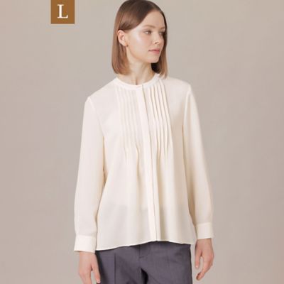 ＜MACKINTOSH LONDON L (Women/大きいサイズ)＞【Ｌ】ポリエステルジョーゼットブラウス（Ｇ７Ｍ０１１０４＿＿）