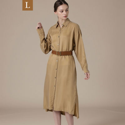 ＜MACKINTOSH LONDON L (Women/大きいサイズ)＞【Ｌ】キュプラフィブリルロングシャツ（Ｇ７Ｍ０７６０２＿＿）