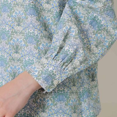【Ｌ】【ＢＩＢＵＲＹ　ＦＬＯＷＥＲ　００２】バイブリーフラワー００２ブラウス（Ｇ７Ｍ０８１３７＿＿）