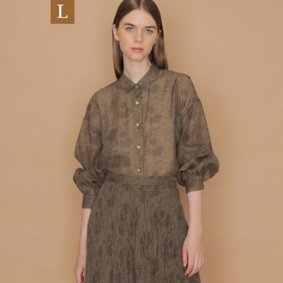 ブラウス シャツ 「BIBURY FLOWER」バイブリーフラワーブラウス レディース BIBURY FLOWER】バイブリーフラワーブラウス(508148283)｜阪急