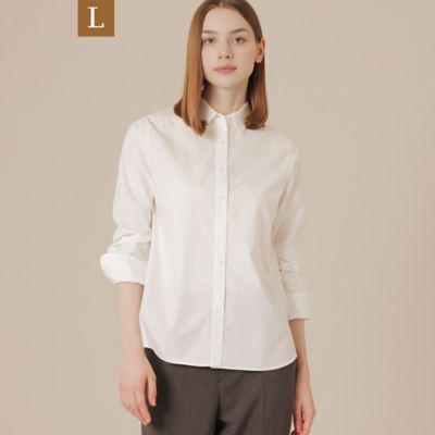 ＜MACKINTOSH LONDON L (Women/大きいサイズ)＞【Ｌ】【Ｔｈｅ　Ｅｓｓｅｎｔｉａｌ　Ｃｏｌｌｅｃｔｉｏｎ】コットンブロードシャツ（Ｇ７Ｍ１１６２６＿＿）