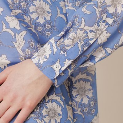 【Ｌ】【婦人画報掲載】【ＢＩＢＵＲＹ　ＦＬＯＷＥＲ】バイブリーフラワースパンボイルブラウス（Ｇ７Ｍ１６５４２＿＿）