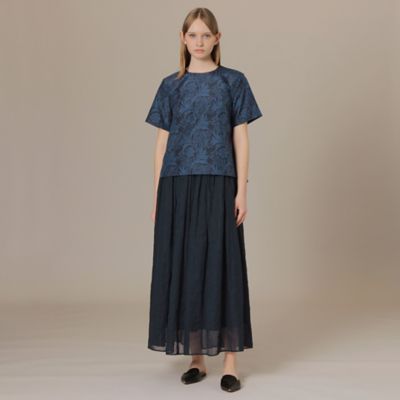 【Ｌ】【ＢＩＢＵＲＹ　ＦＬＯＷＥＲ　００１】シャドーバイブリータフタブラウス（Ｇ７Ｍ２１１４３＿＿）