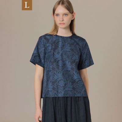 【Ｌ】【ＢＩＢＵＲＹ　ＦＬＯＷＥＲ　００１】シャドーバイブリータフタブラウス（Ｇ７Ｍ２１１４３＿＿）