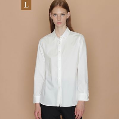＜MACKINTOSH LONDON L (Women/大きいサイズ)＞【Ｌ】スビンコットンブロードシャツ（Ｇ７Ｍ７４２１７＿＿）