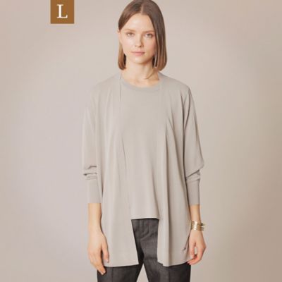 ＜MACKINTOSH LONDON L (Women/大きいサイズ)＞【Ｌ】アイスレーヨンカーディガン（Ｇ７Ｎ０３１０１＿＿）