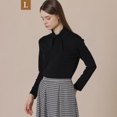 MACKINTOSH LONDON L (Women/大きいサイズ)/マッキントッシュ ロンドンＬ 【L】リアボウタイプルオーバー(G7N06401__)